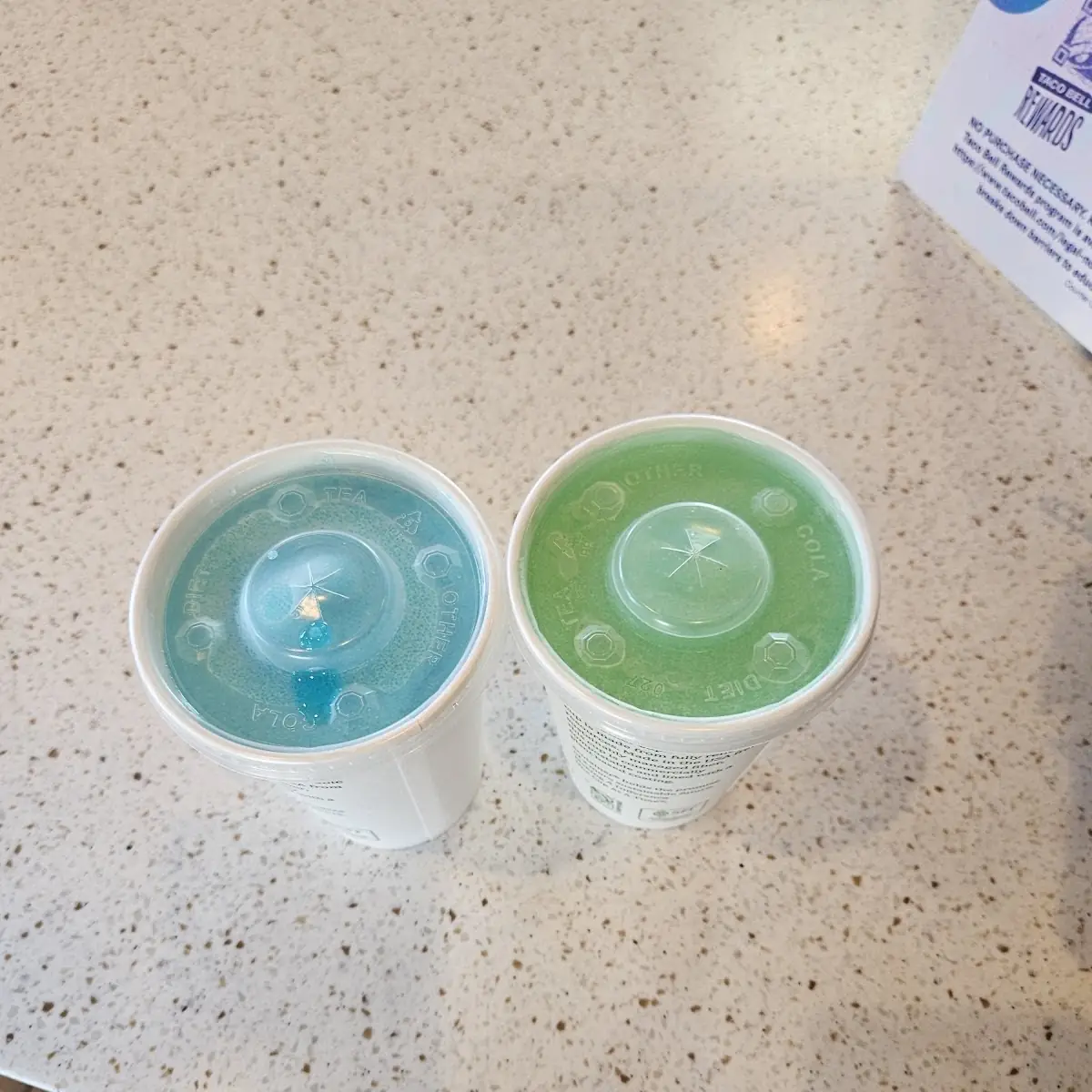 Blueberry Raspberry Freeze and Baja Blast Freeze