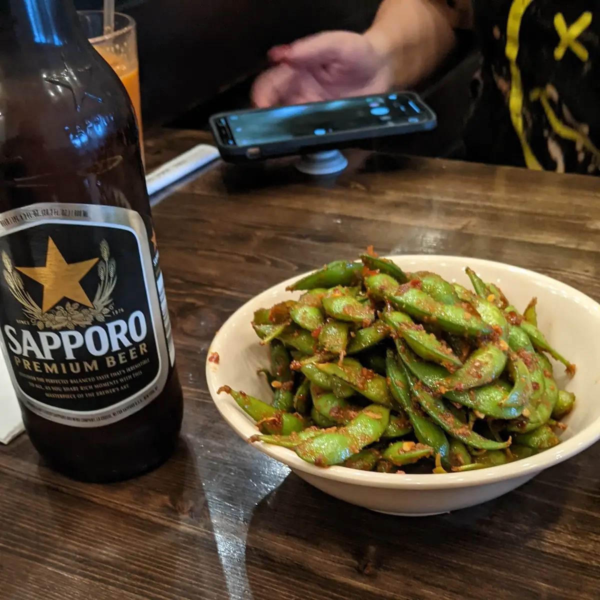 Edamame - Spicy Garlic