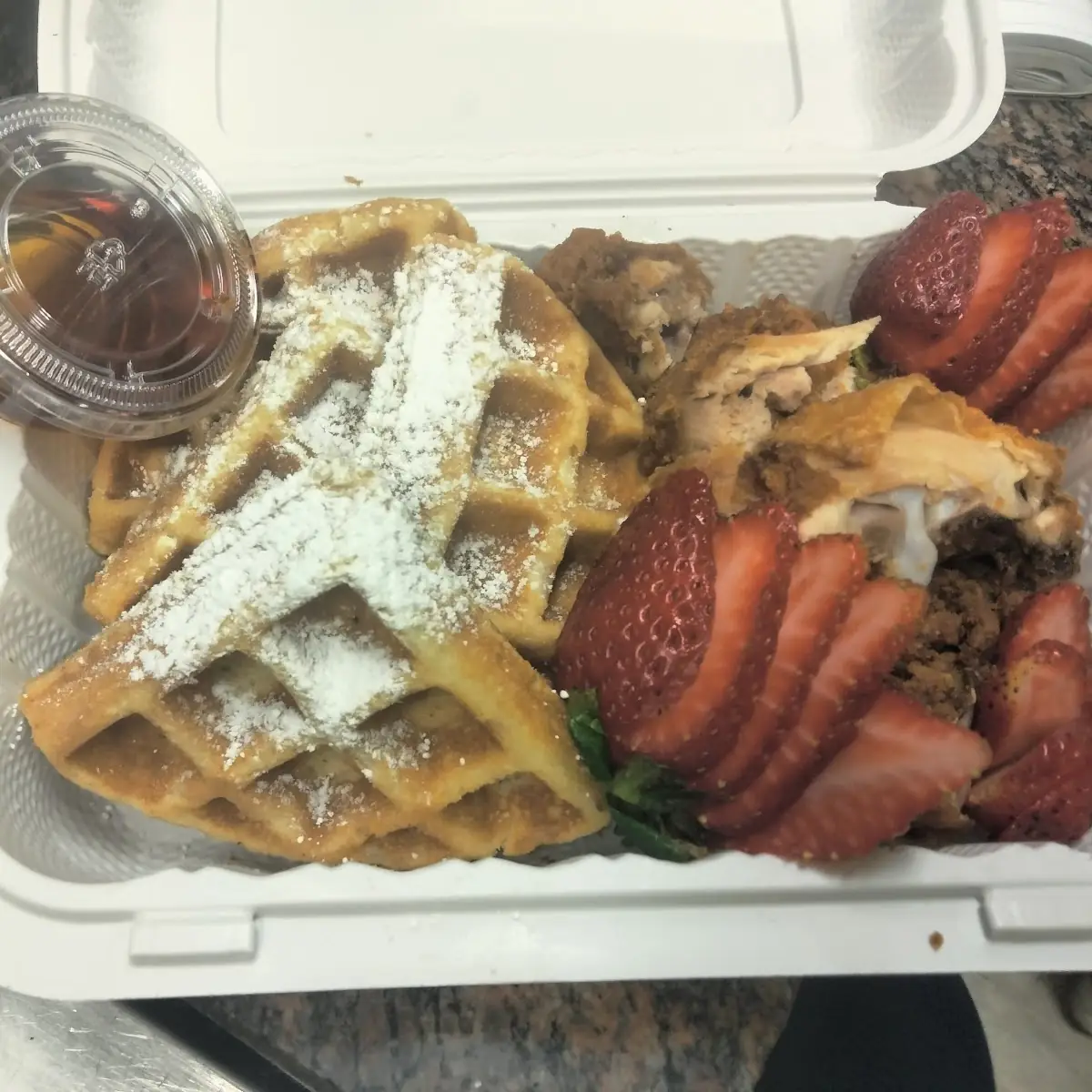 Chicken an Waffles
