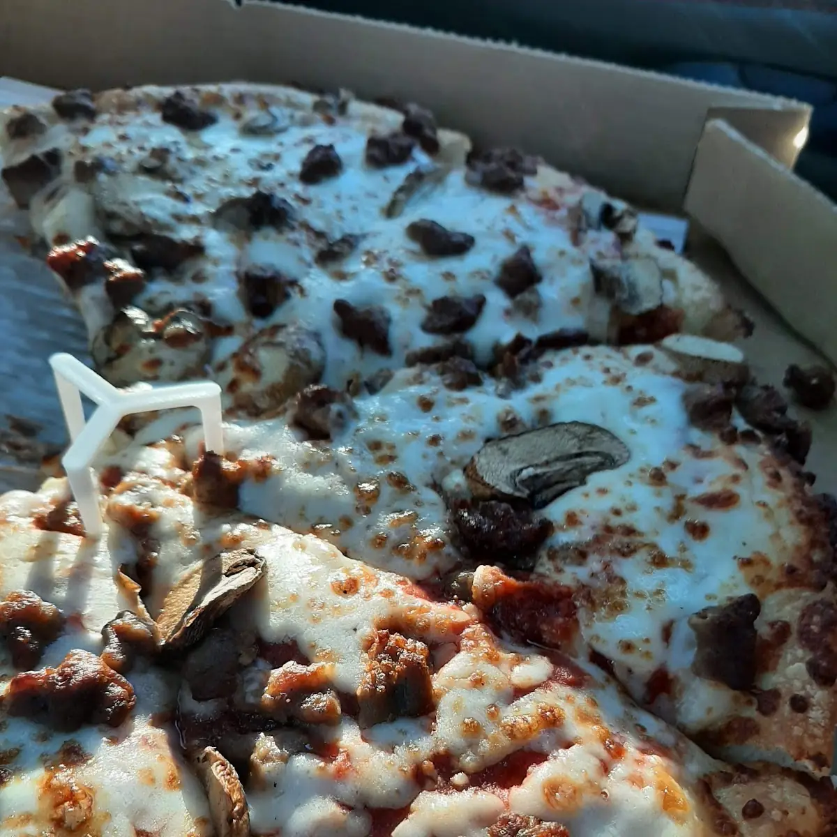 Large Beef and Mushroom Pizza