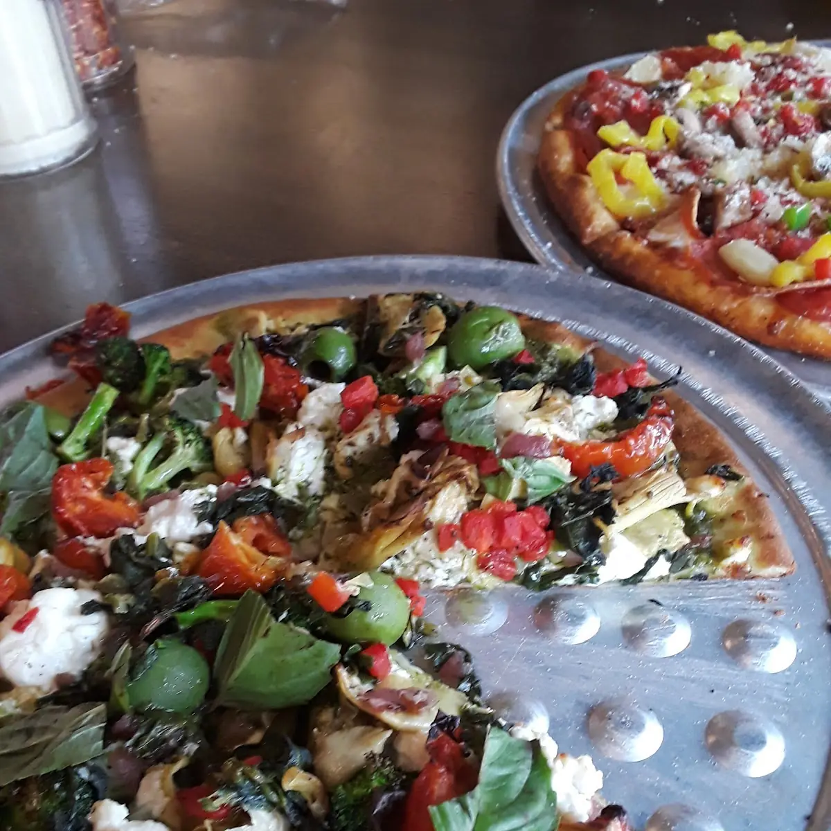Gluten Free Vegetarian Pizza with Goat Cheese