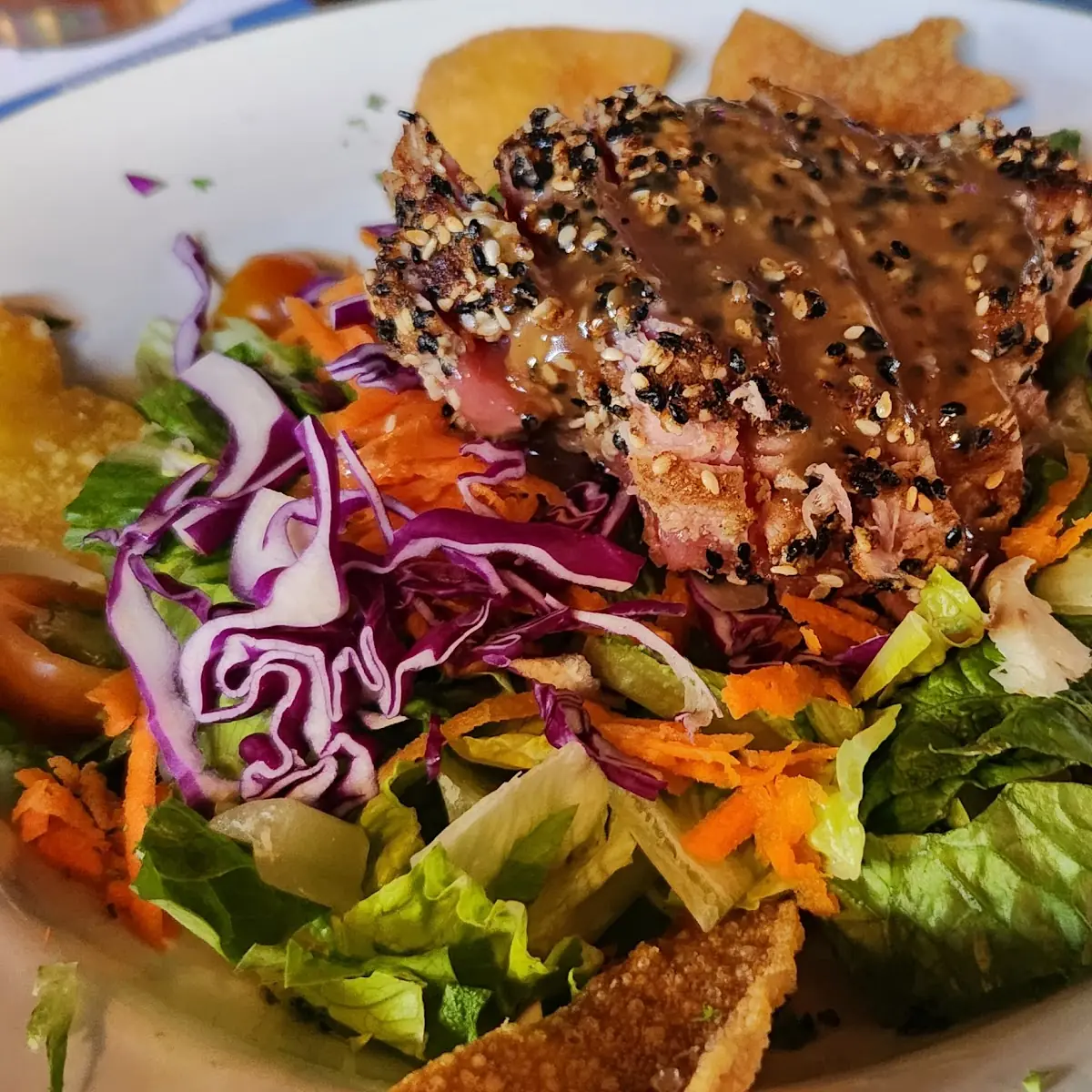 Sesame Seared Ahi Tuna Salad