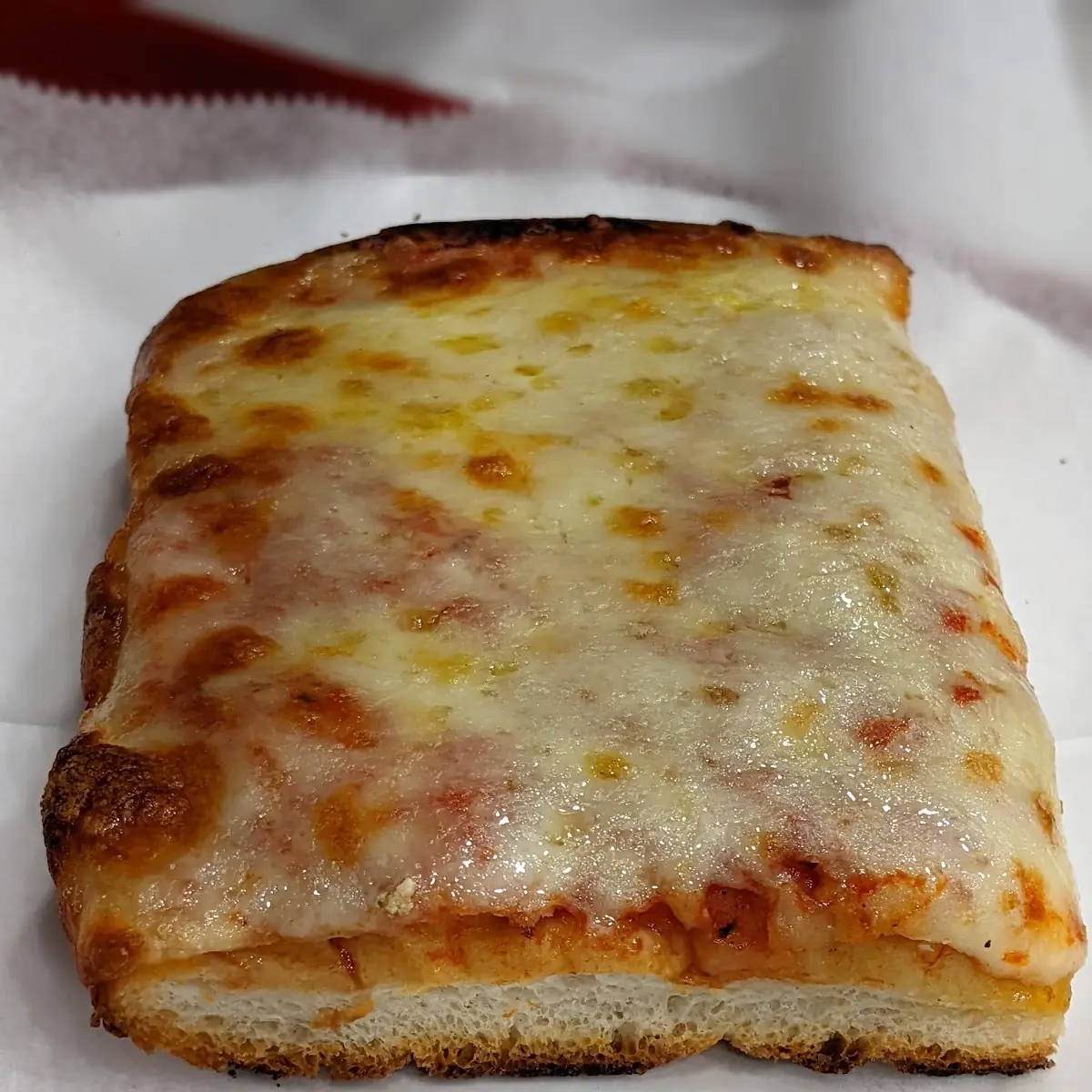 Sicilian Cheese Pizza Slice