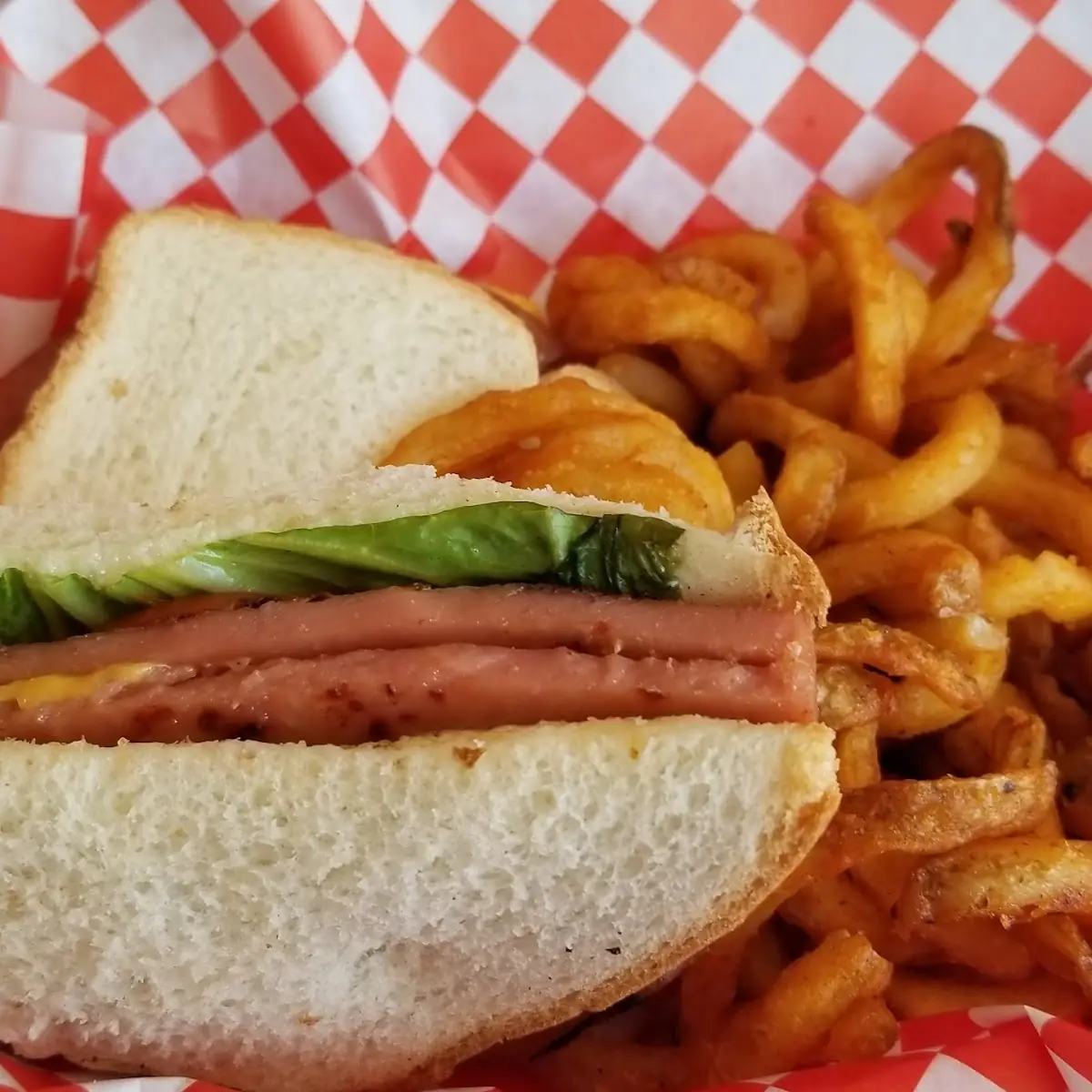 Fried Bologna Sandwich