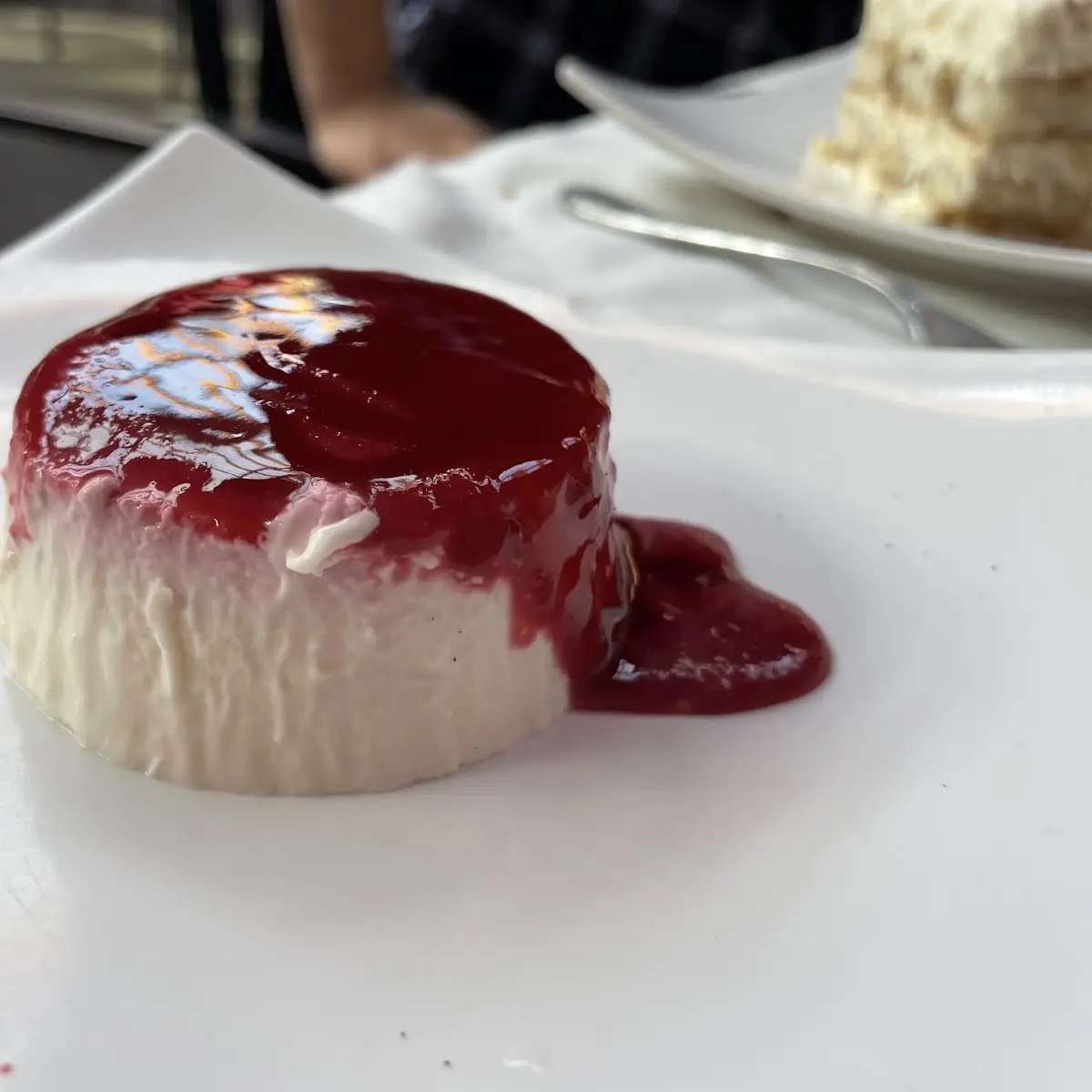 Raspberry Panna Cotta