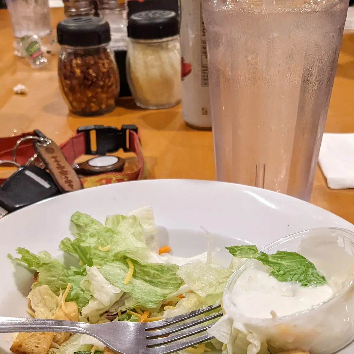 Side Salad with Blue Cheese Dressing