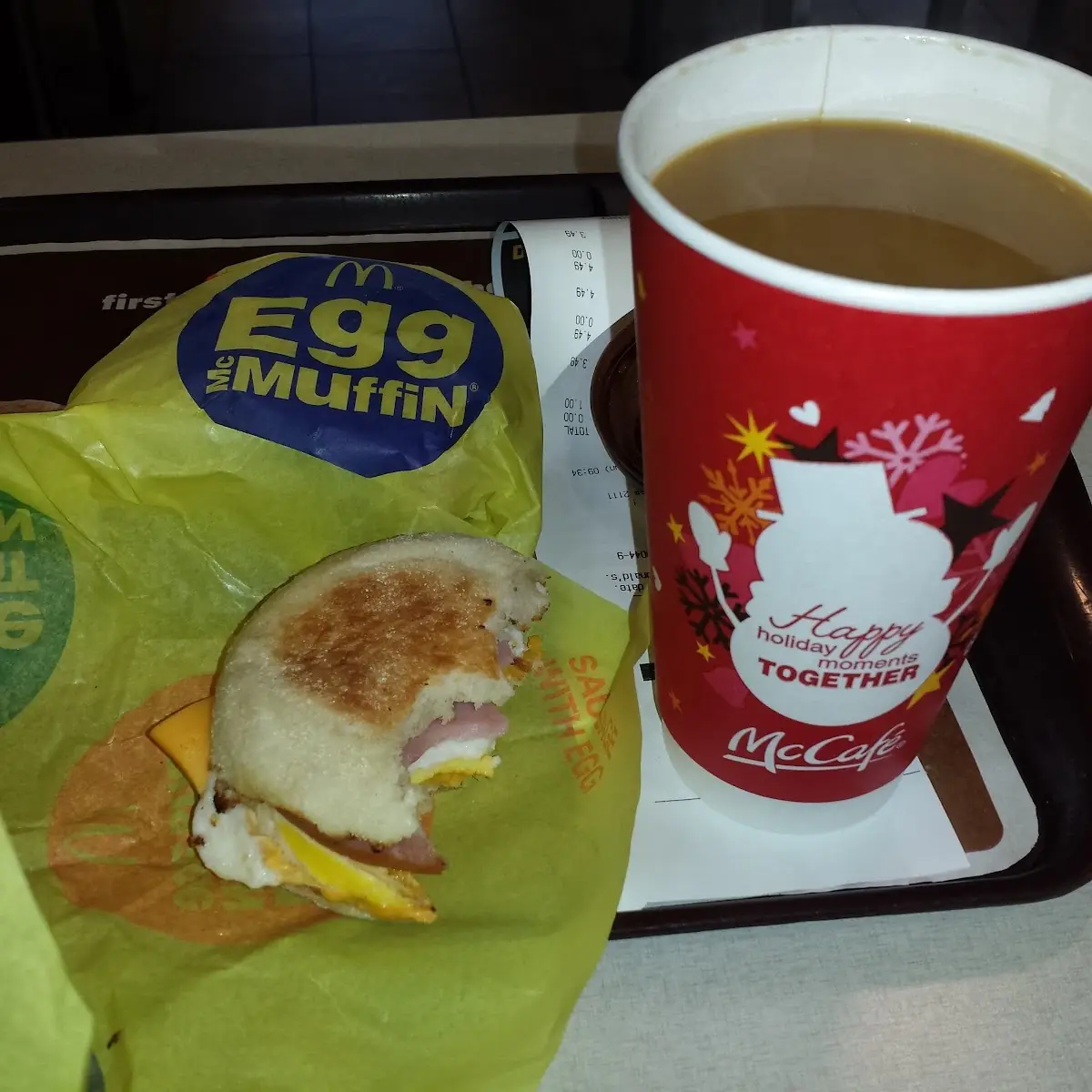 Bacon Egg & Cheese Mcmuffin Meal