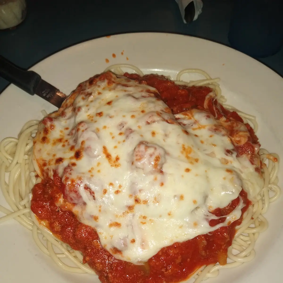 Chicken Parmesan with Spaghetti
