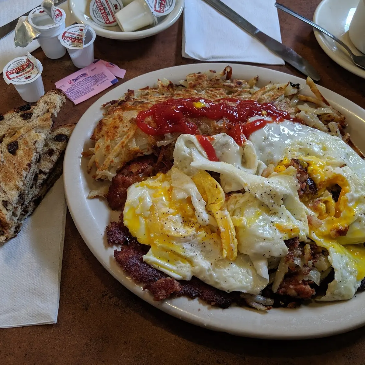 Corned Beef Hash and Eggs