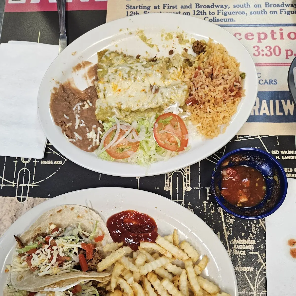 Shredded Beef Taco and Enchilada Dinner
