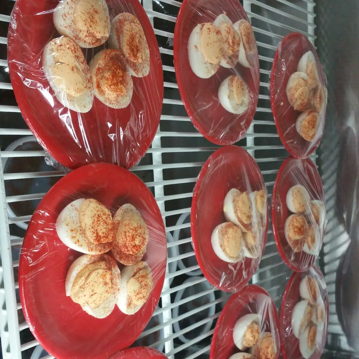 Sriracha Deviled Eggs