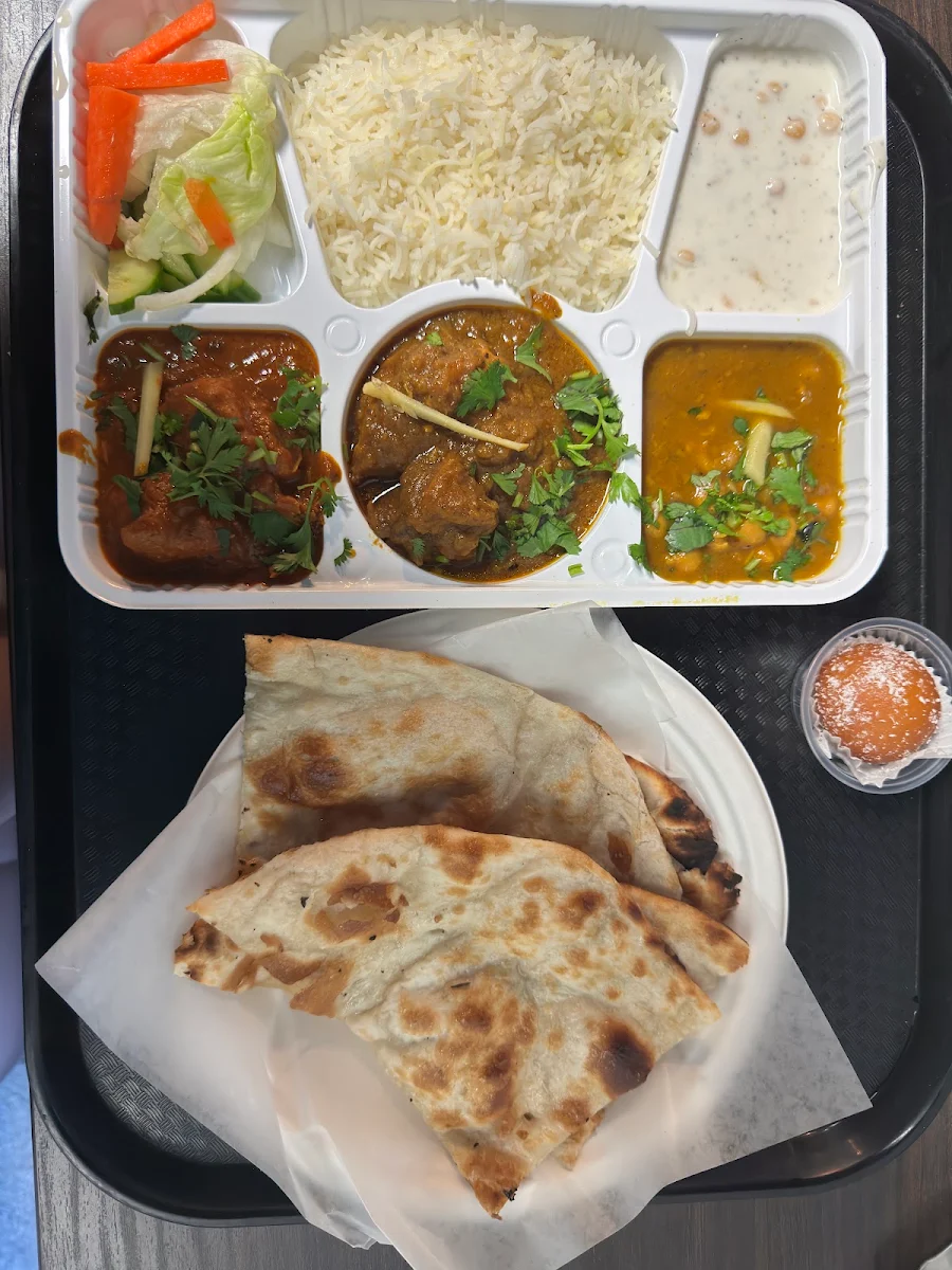Chicken Thali, Indian Spice Sweets & Restaurant