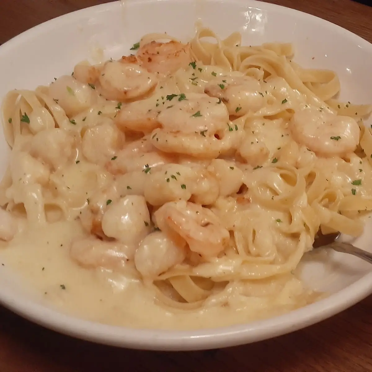 Shrimp Alfredo
