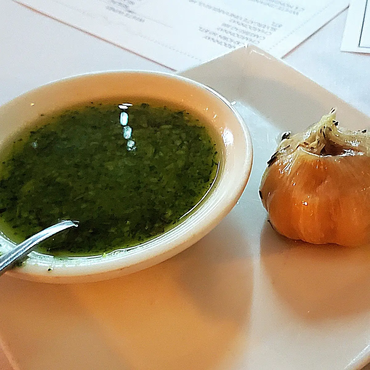 Roasted Garlic Bulb with Olive Oil & Cilantro