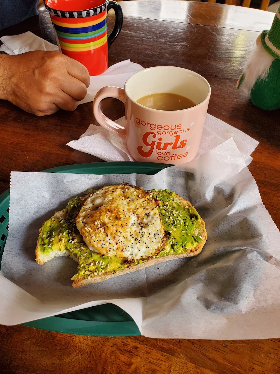 Avocado Toast with over Med Egg