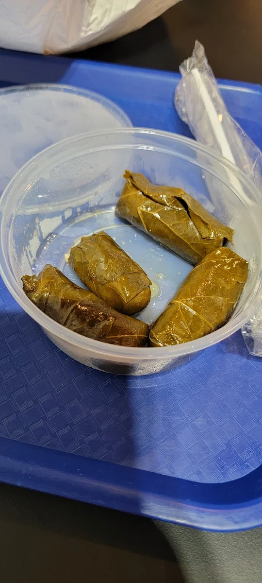 Stuffed Grape Leaves, Shawarma & pizza zone