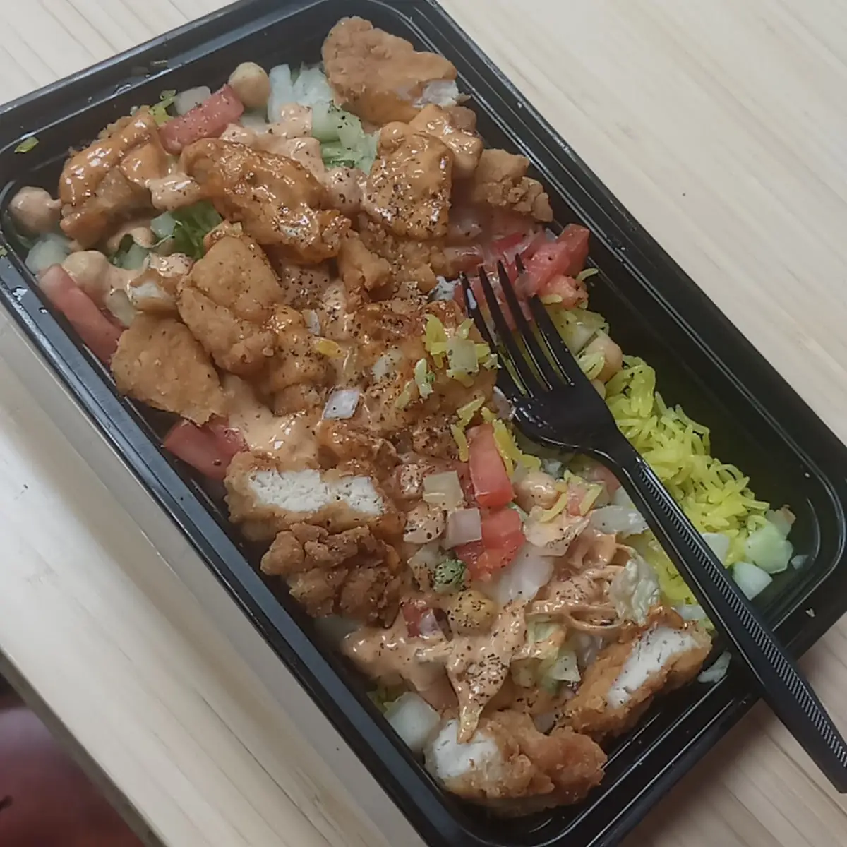 Gyro Plate Crispy Chicken