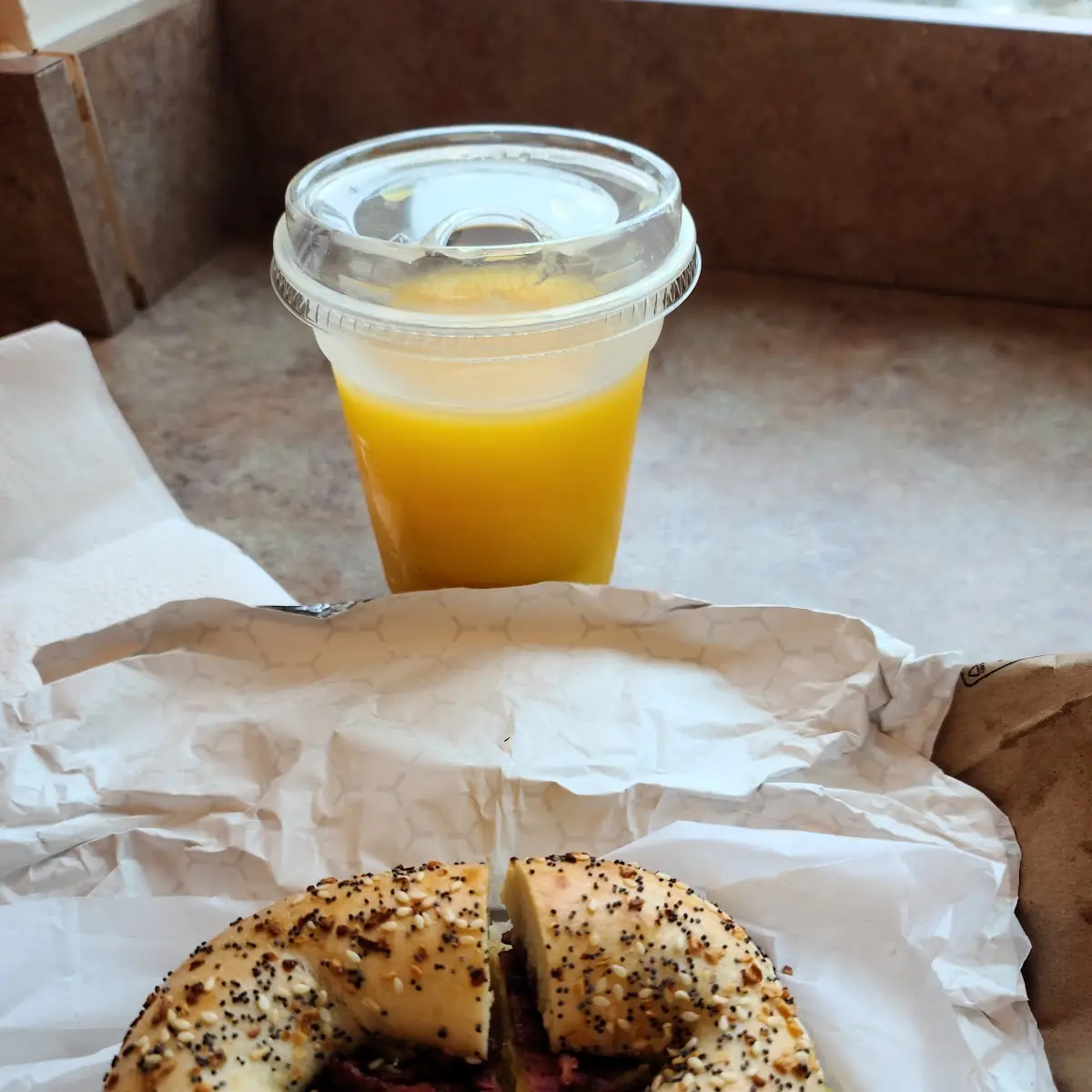 Everything Bagel Lox Sandwich