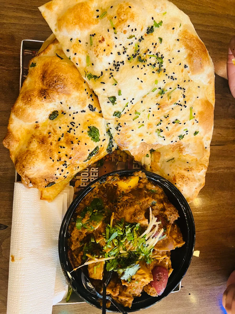 Garlic Naan, Chaska Indian Street Food