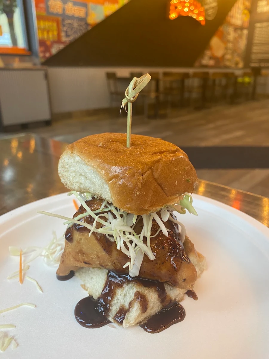 Soy Tikka with Pav, Chaska Indian Street Food