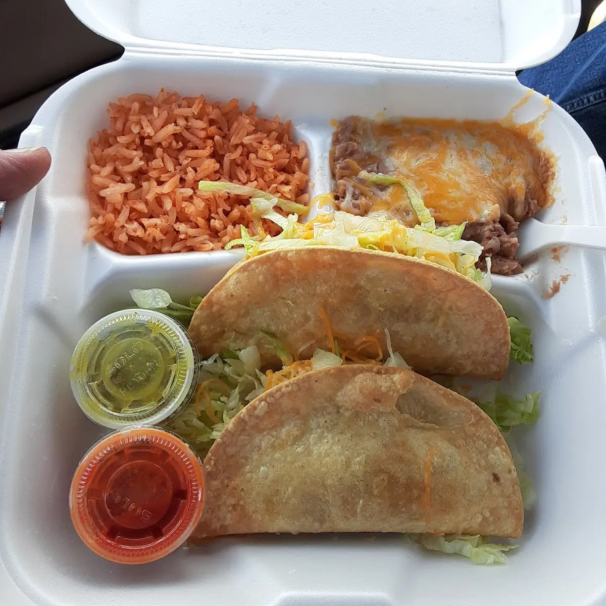 Taco & Enchilada Plate