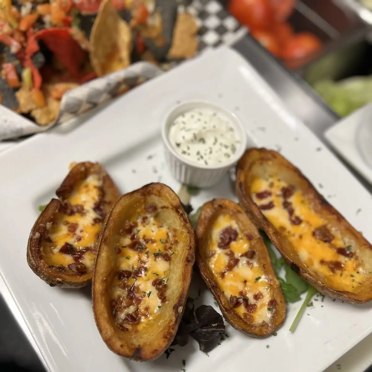Potato Skins, Sandy's Riverside Grill