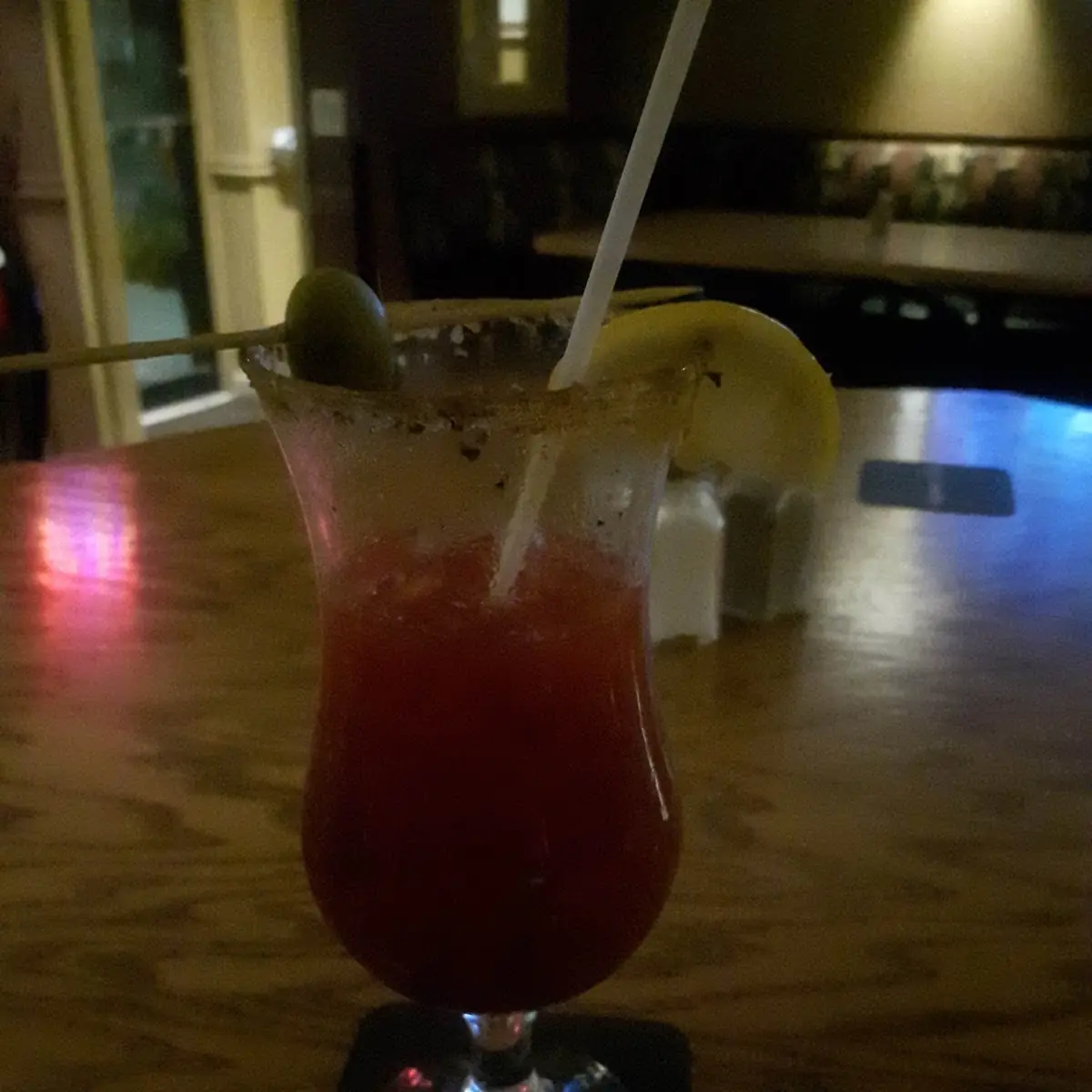 Spicy Ceasar, Sandy's Riverside Grill