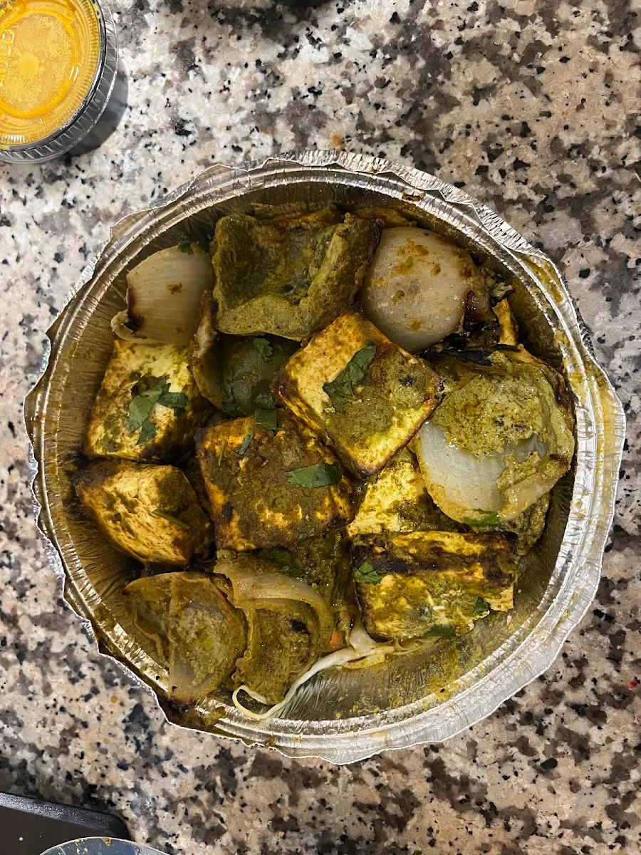 Pudina Paneer Tikka Kebab
