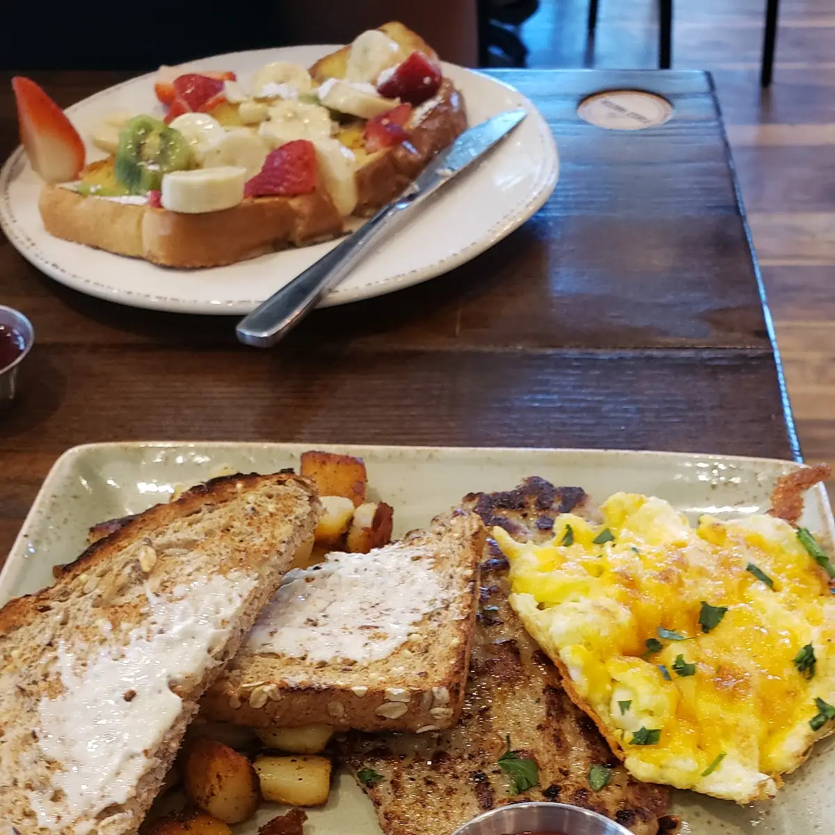 Traditional Breakfast with Chicken Sausage