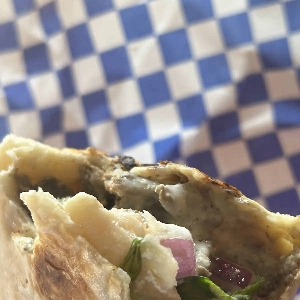 Greek Beef Shawarma Wrap