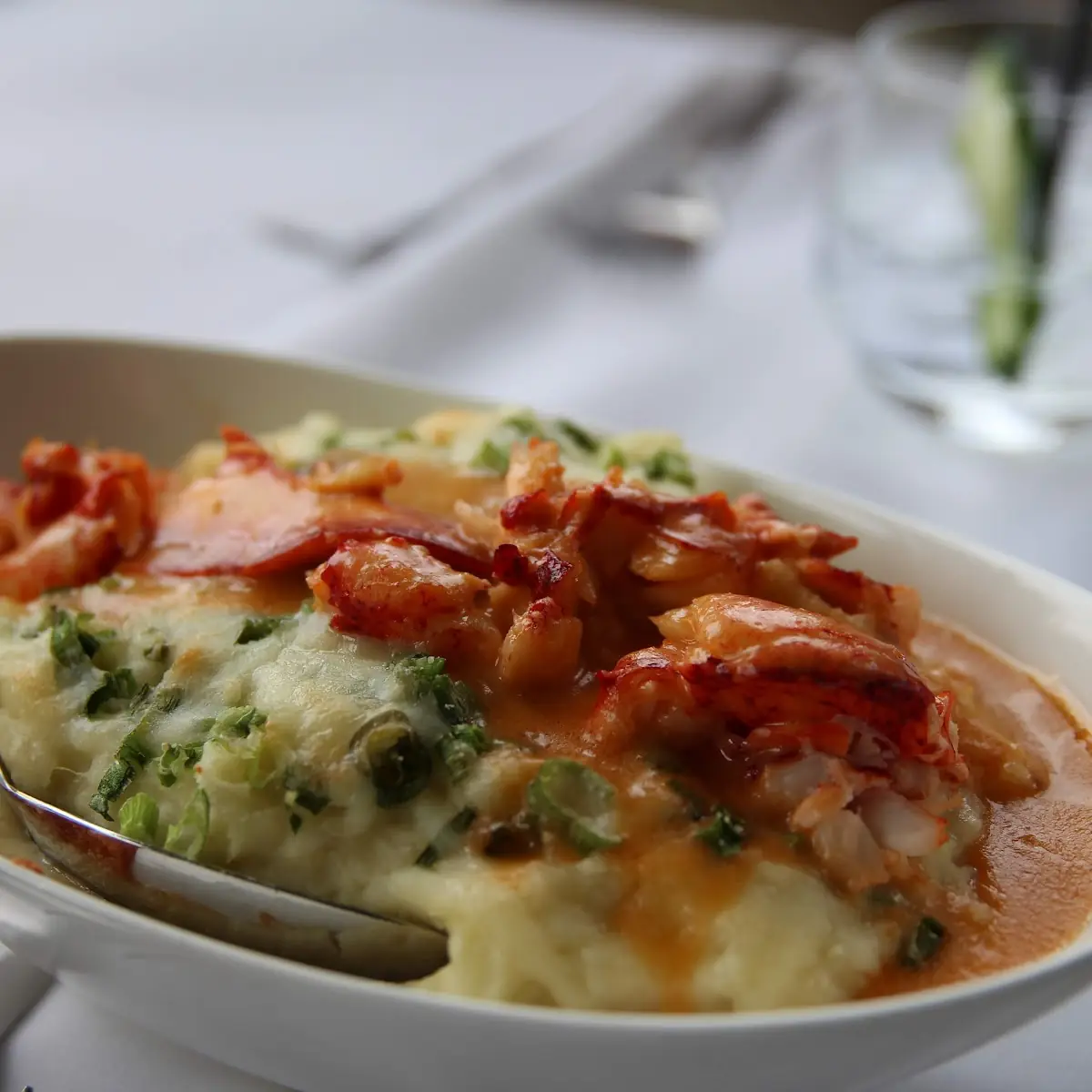 Butter Poached Lobster Mashed Potatoes