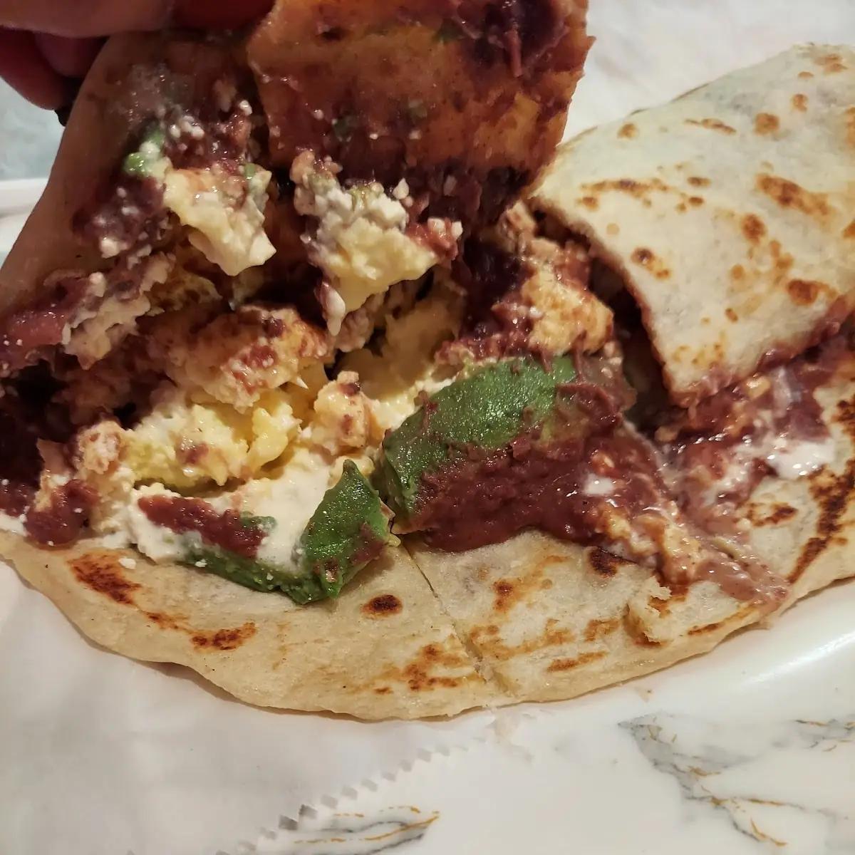 Baleadas Con Carne Molida