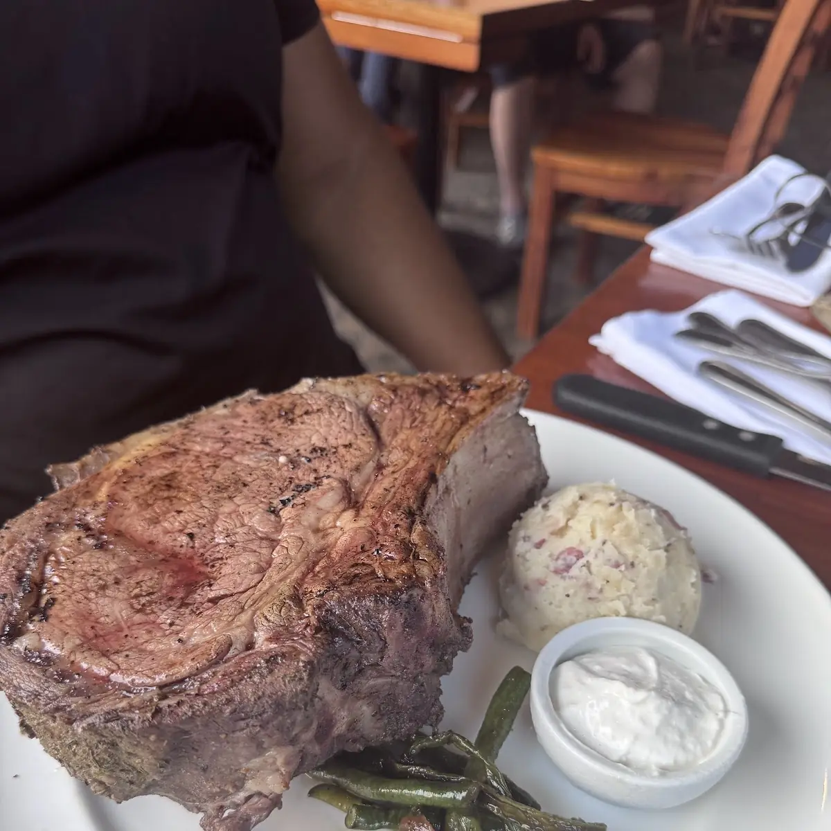 Prime Rib with Garlic Mashed Potatoes