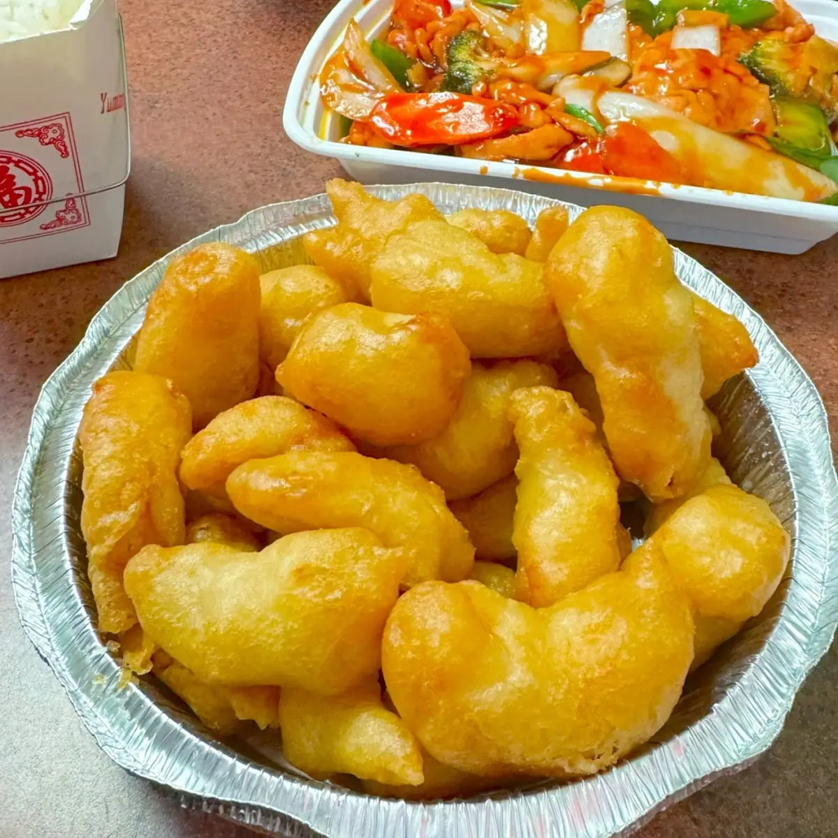 Sweet and Sour Chicken with Mixed Vegetables
