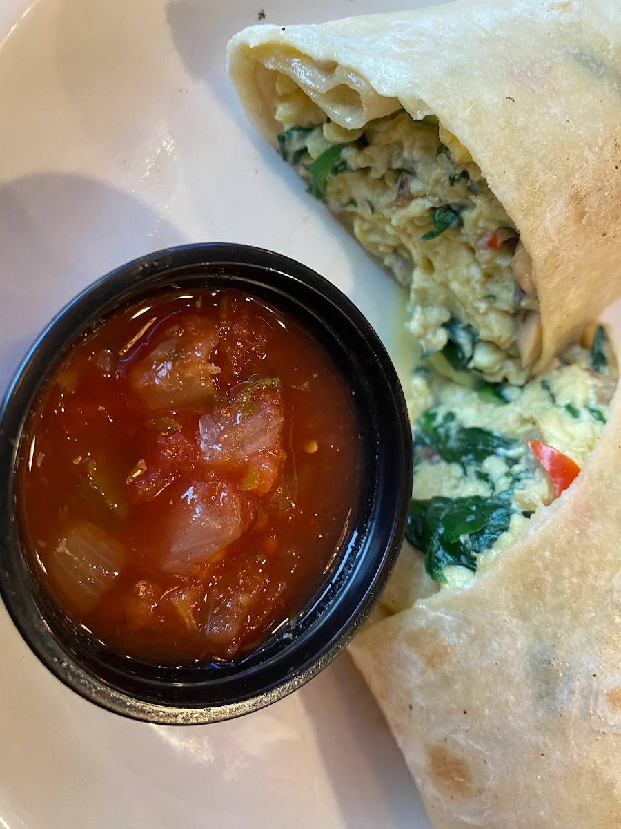 Veggie Scramble Burrito