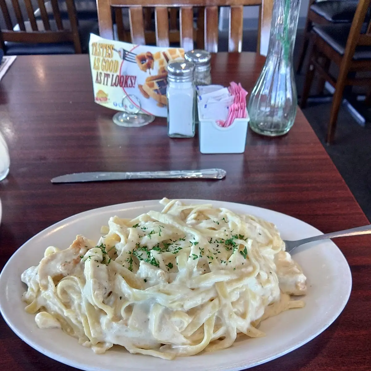 Fettuccine Alfredo with Chicken