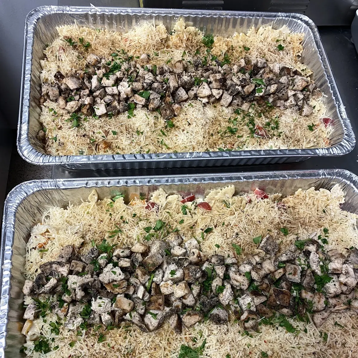Brown Rice & Peas Half Pan