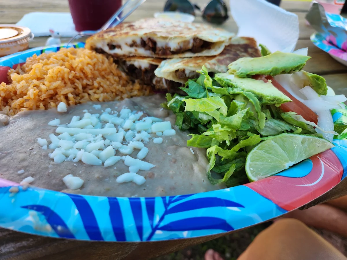 Carne Asada Quesadilla Plate