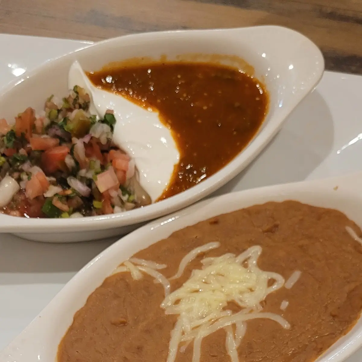 Refried Beans and Cheese