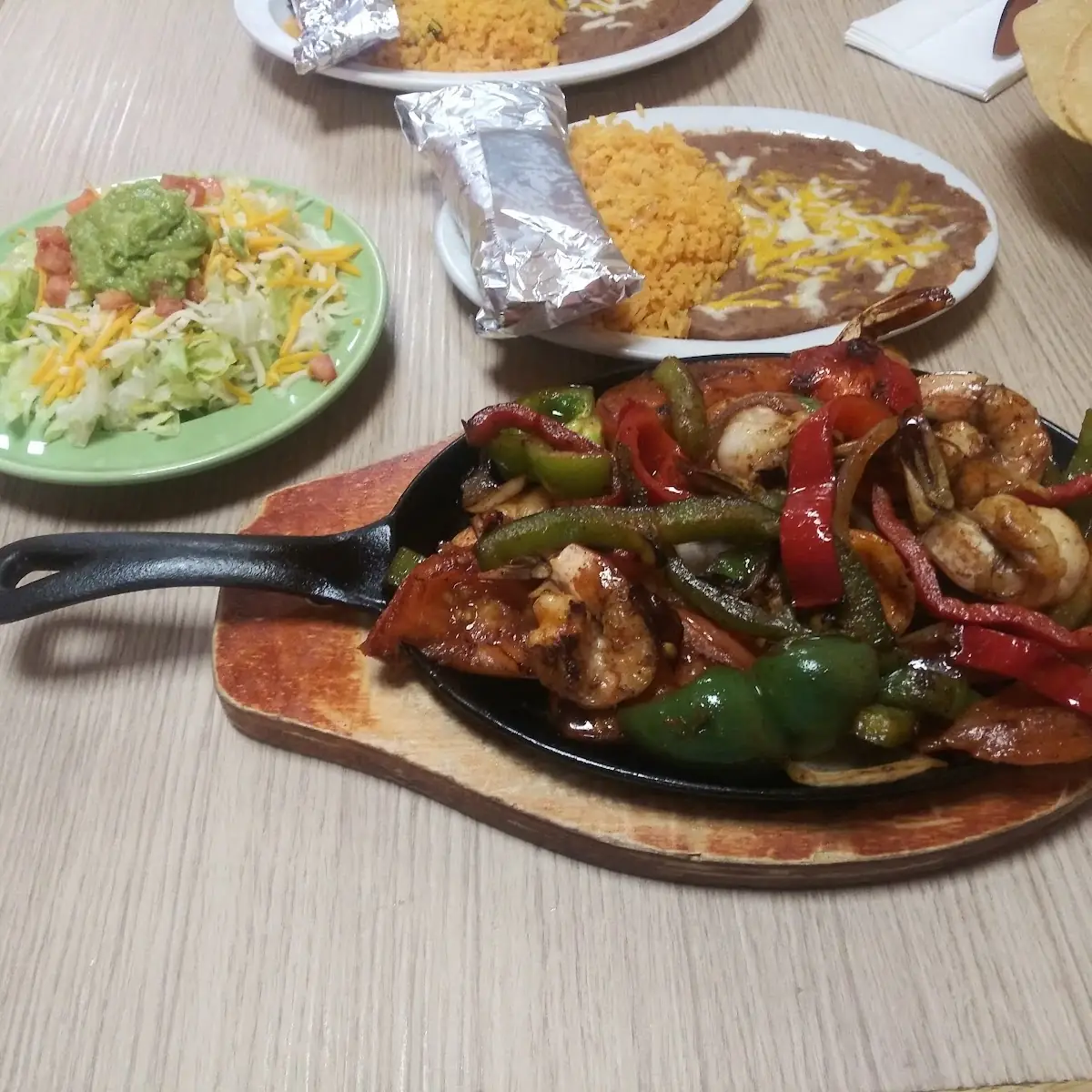 Shrimp Fajitas