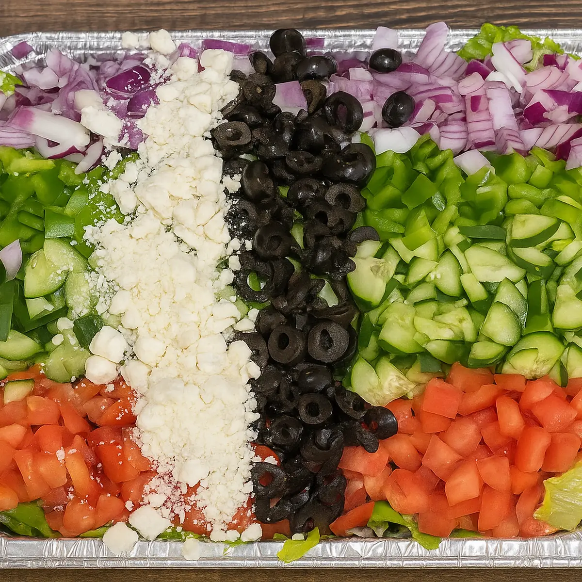 Half Tray Greek Salad
