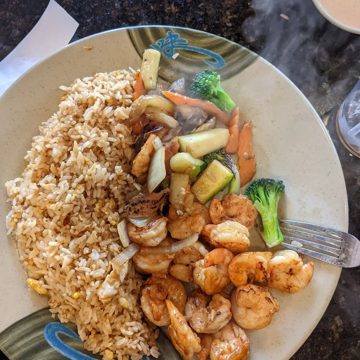 Hibachi Shrimp with Fried Rice