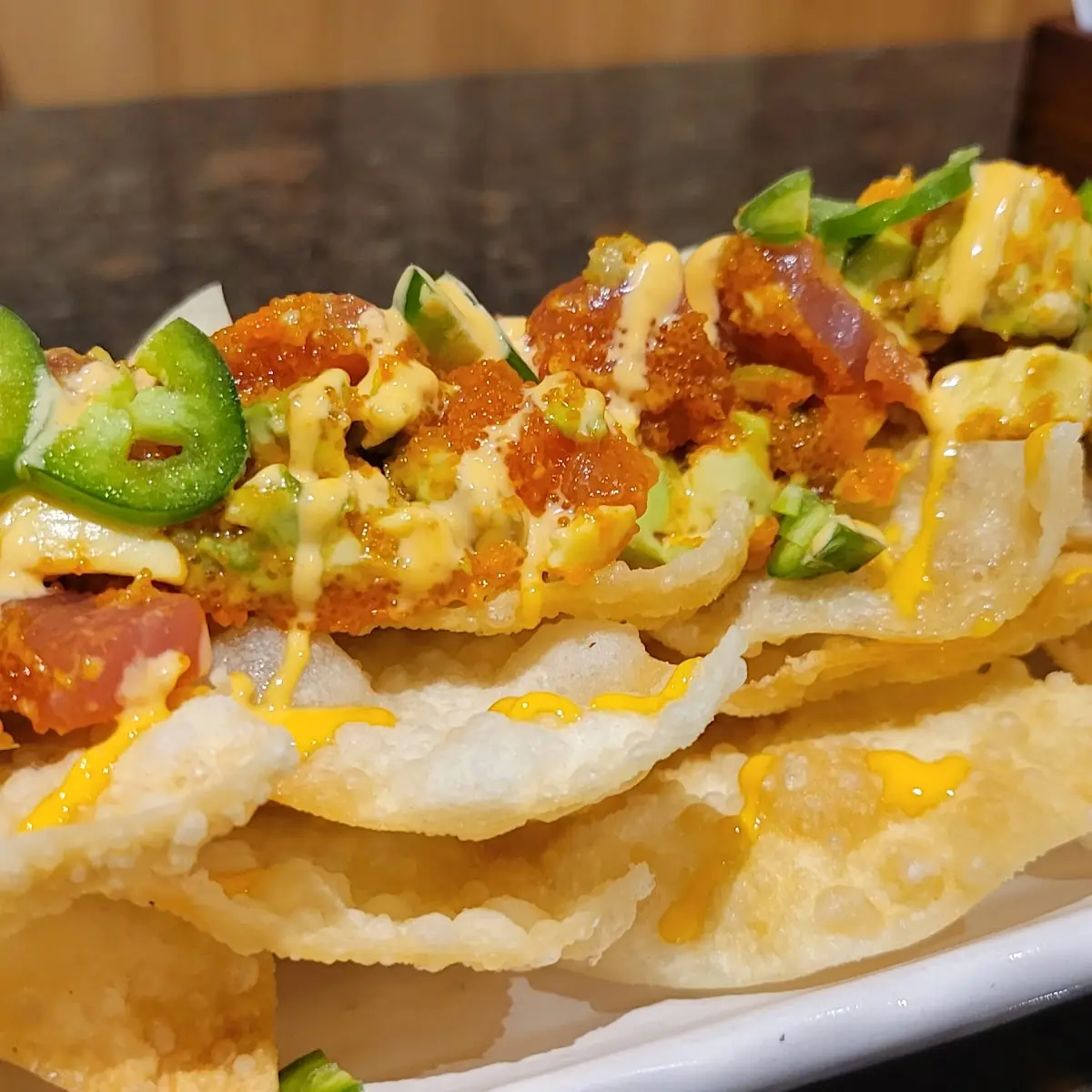 Spicy Tuna Nachos