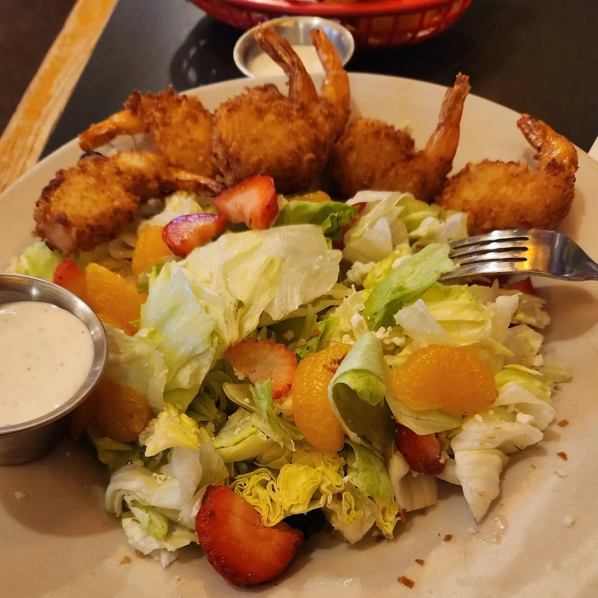 Coconut Shrimp Salad