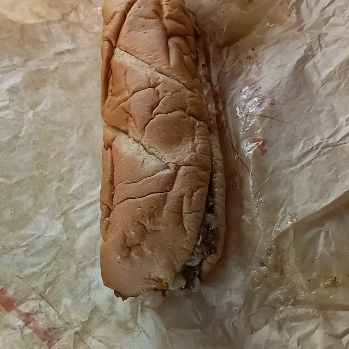 Smashed Philly Cheese Steak Sandwich