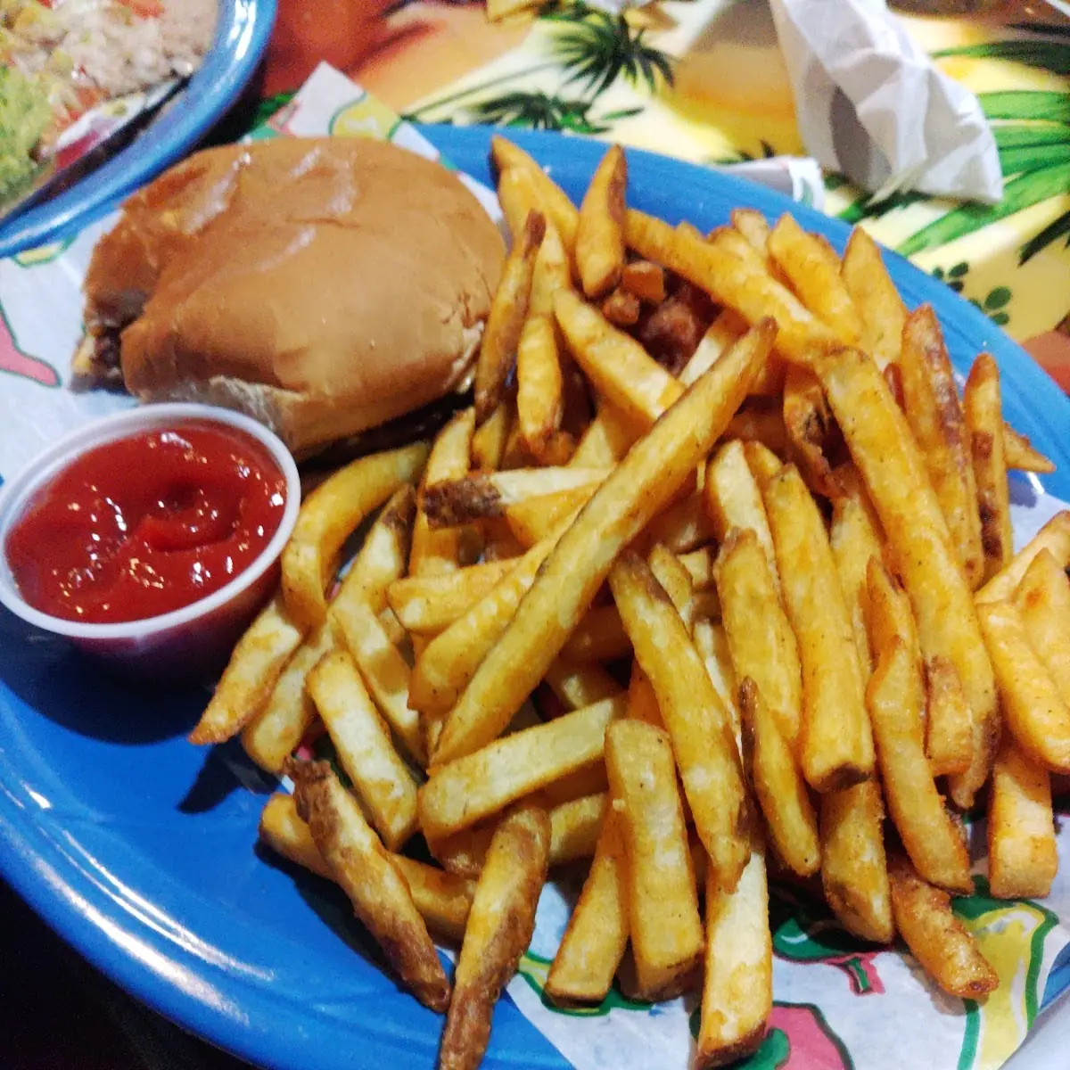 Kids Burger and Fries