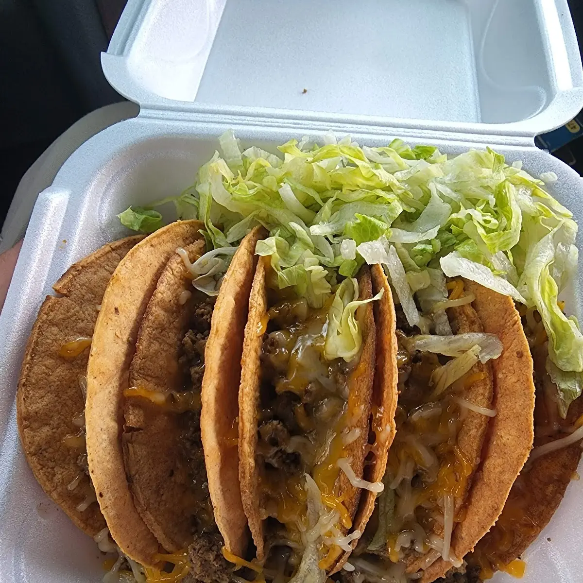 2 Piece Beef Hard Shell Tacos Combo