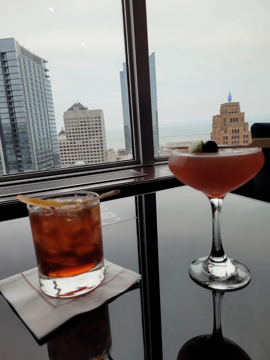 Barrel Aged Manhattan and Cherry Gimlet