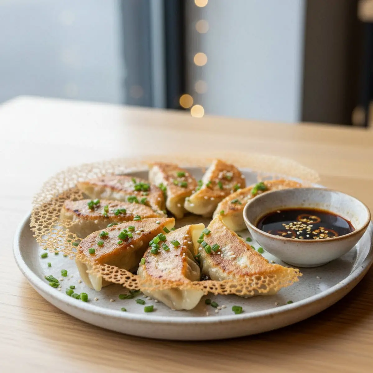 Pan-Fried Chicken Dumplings 6