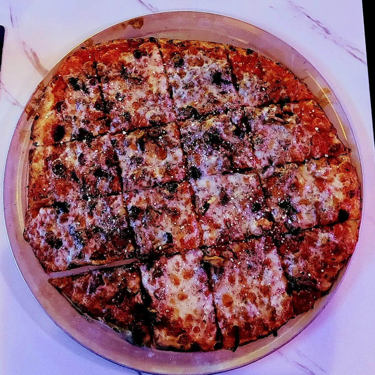 Sausage and Mushroom Pizza
